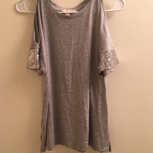 MICHAEL Michael Kors Tops - MICHAEL MICHAEL KORS new SZPS sequin  sleeve band